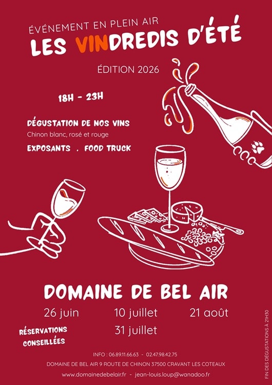 Affiche les vendredis d'été